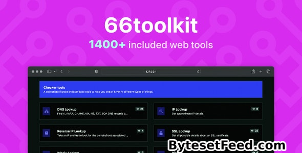 66toolkit v27.1.0 - Ultimate Web Tools System (SAAS) - nulled