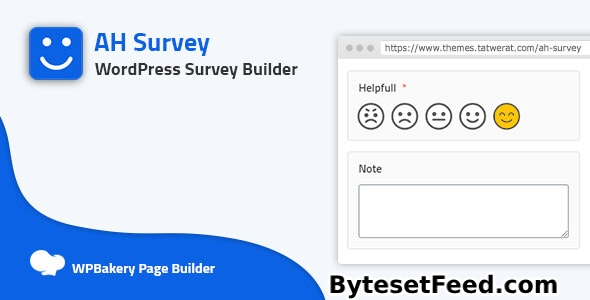 AH Survey v1.8.5 - Survey Builder With Multiple Questions Types