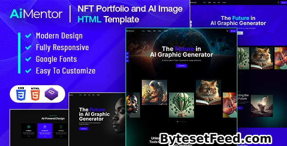 AI Mentor - AI Image Generator HTML Template