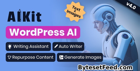 AIKit v4.15.2 - WordPress AI Automatic Writer, Chatbot, Writing Assistant & Content Repurposer