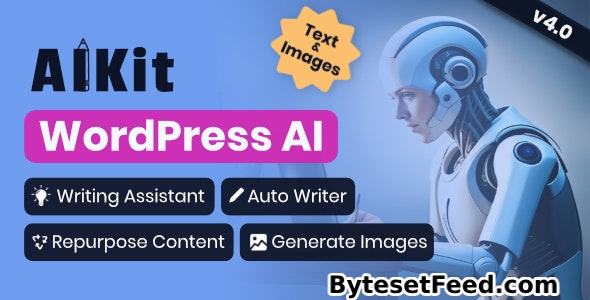 AIKit v4.15.5 - WordPress AI Automatic Writer, Chatbot, Writing Assistant & Content Repurposer