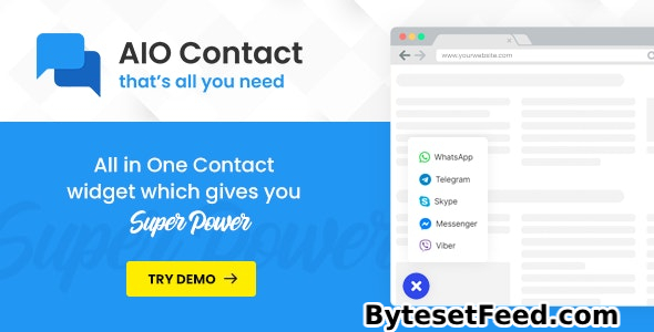 AIO Contact v2.8.0 - All in One Contact Widget