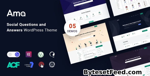 AMA v1.4.1 - bbPress Forum WordPress Theme with Social Questions and Answers