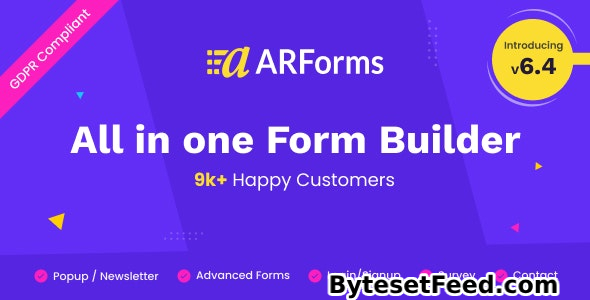 ARForms v6.3 - Wordpress Form Builder Plugin