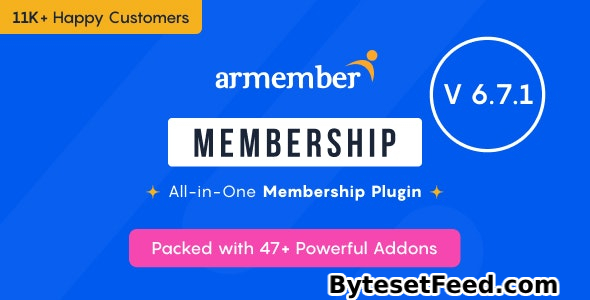 ARMember v6.7.1 - WordPress Membership Plugin