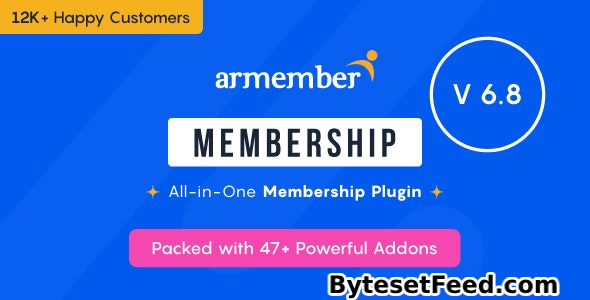 ARMember v6.8 - WordPress Membership Plugin