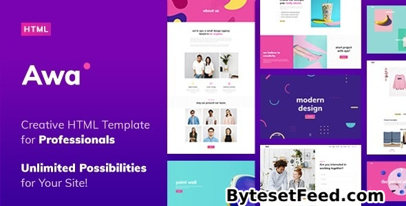 AWA - Portfolio HTML Template