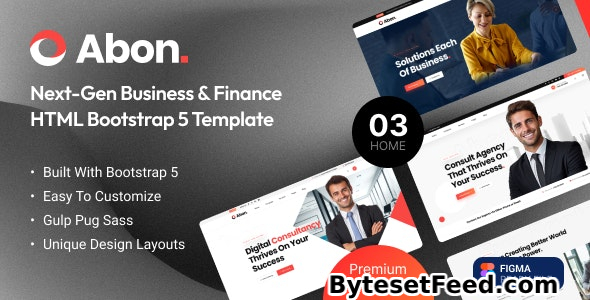 Abon - Multipurpose Business & Finance HTML Template