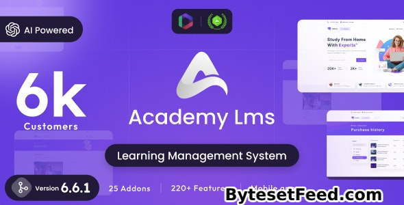 Academy LMS v6.5 - Learning Management System - nulled