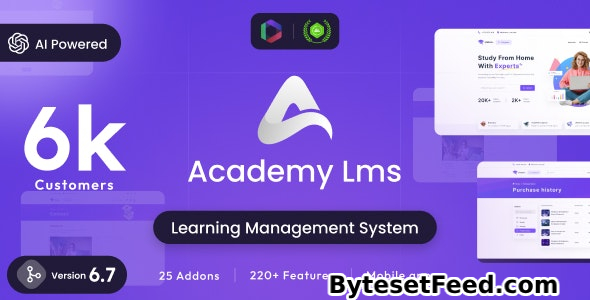 Academy LMS v6.7 - Learning Management System - nulled