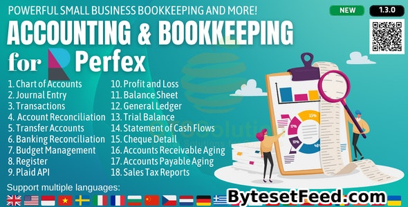 Accounting and Bookkeeping module for Perfex CRM v1.3.0