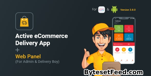 Active eCommerce Delivery Boy Flutter App v3.8