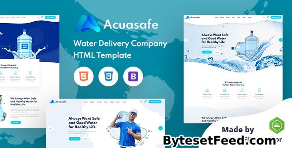 Acuasafe - Drinking Mineral Water Delivery HTML Template