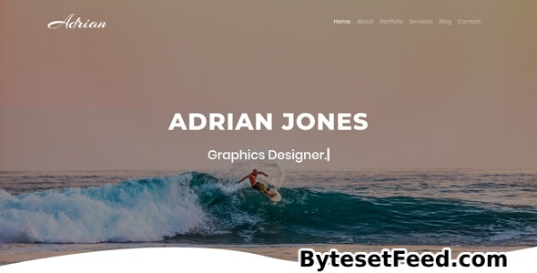 Adrian - Portfolio HTML Template