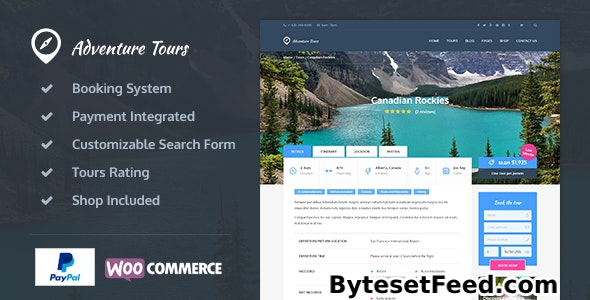 Adventure Tours v5.1.0 - WordPress Tour/Travel Theme