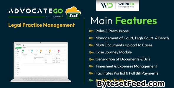 AdvocateGo SaaS v2.1 - Legal Practice Management - nulled