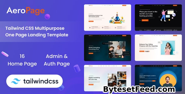 AeroPage - Tailwind CSS Multipurpose Landing Template