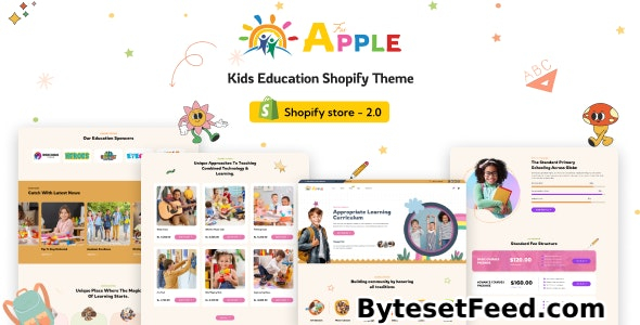 AforApple - Kids School Education & Online Courses Shopify Theme