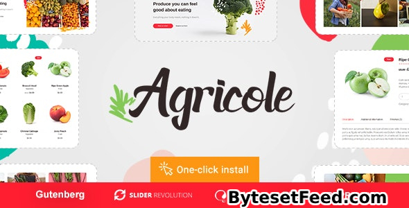 Agricole v1.1.2 - Organic Food & Agriculture WordPress Theme
