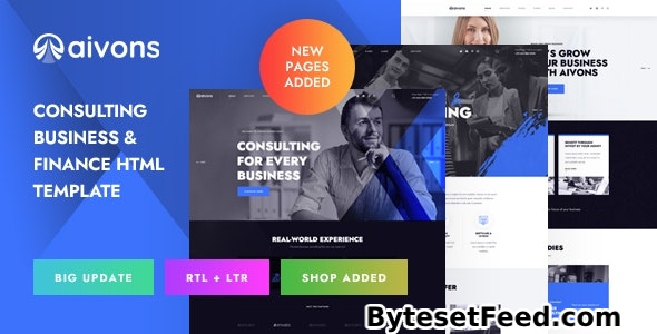 Aivons - Business Consulting HTML Template