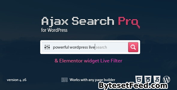 Ajax Search Pro for WordPress v4.26.12