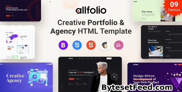Allfolio - Creative Portfolio & Agency HTML Template