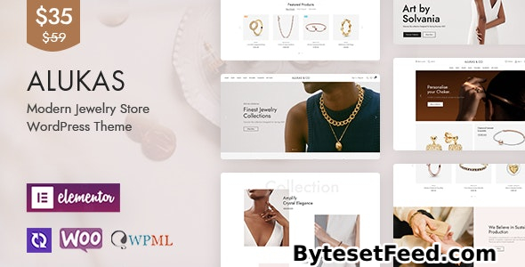 Alukas v2.0 - Modern Jewelry Store WordPress Theme