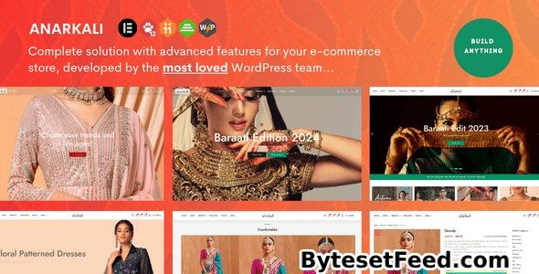 Anarkali v1.0.9 - Fashion Shop Ecommerce Elementor Theme