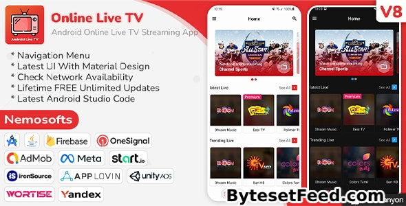 Android Online Live TV Streaming v8.2 - nulled