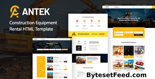 Antek - Construction Equipment Rental HTML