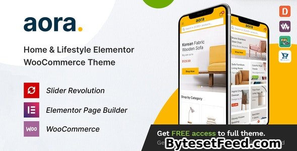 Aora v1.2.24 - Home & Lifestyle Elementor WooCommerce Theme