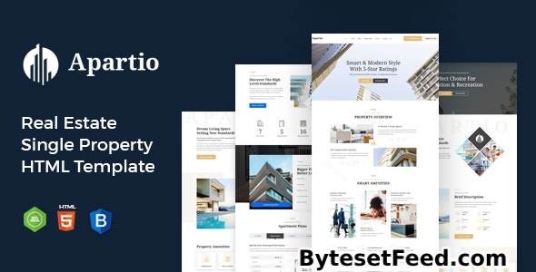 Apartio - Real Estate Single Property HTML Template