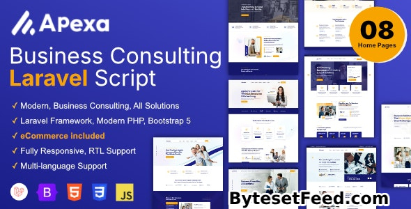 Apexa v1.0.6 - Multi-Purpose Business Consulting Laravel Script - nulled