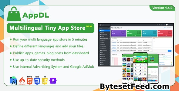 AppDL v1.3.0 - Multilingual Tiny App Store