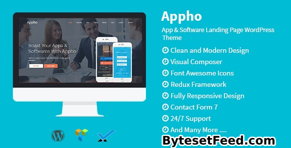 Appho v1.3 - App & Software Landing Page WordPress Theme
