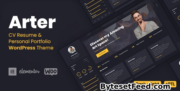 Arter v1.8.4 - Resume WordPress Theme