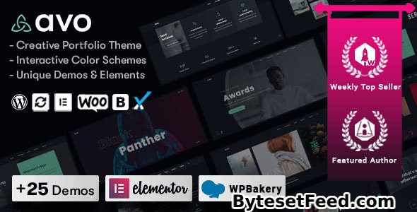 Avo v1.2.5 - Creative Portfolio & Agency WordPress Theme