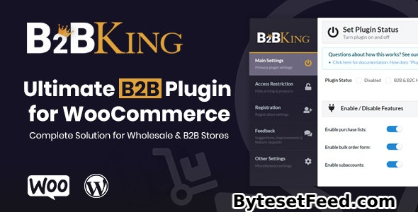 B2BKing v5.0.35 - The Ultimate WooCommerce B2B & Wholesale Plugin