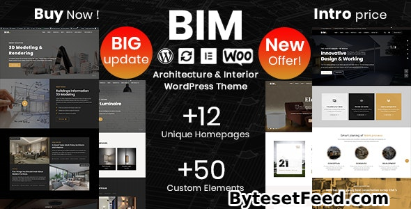 BIM v1.3.7 - Architecture & Interior Design Elementor WordPress Theme