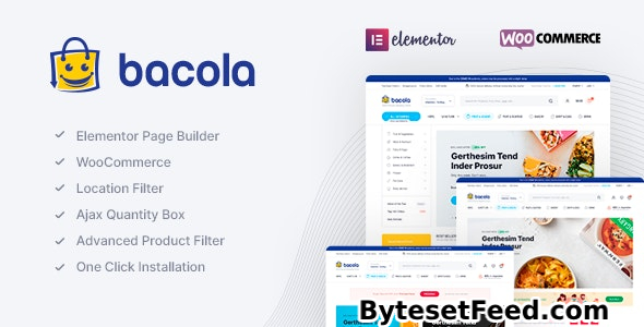 Bacola v1.4.2 - Grocery Store and Food eCommerce Theme