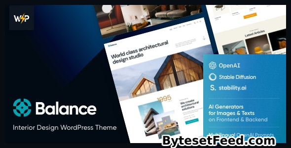 Balance v1.0 - Interior Design WordPress Theme