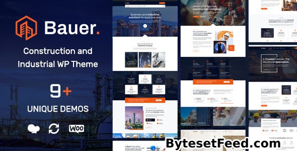 Bauer v1.27 - Construction and Industrial WordPress Theme