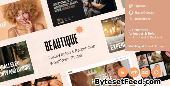 Beautique v1.0 - Luxury Salon & Barbershop WordPress Theme