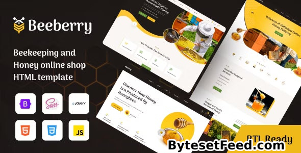 BeeBerry - Beekeeping and honey online shop HTML5 template