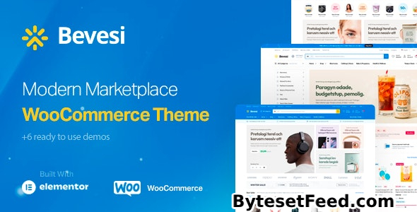 Bevesi v1.0.3 - Multi-Vendor and Marketplace WooCommerce Theme