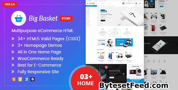 Big Basket - Multipurpose e-commerce HTML Template