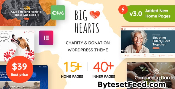 BigHearts v3.0.9 - Charity & Donation WordPress Theme