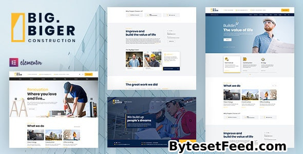 Bigger v1.0.13 - Construction WordPress Theme