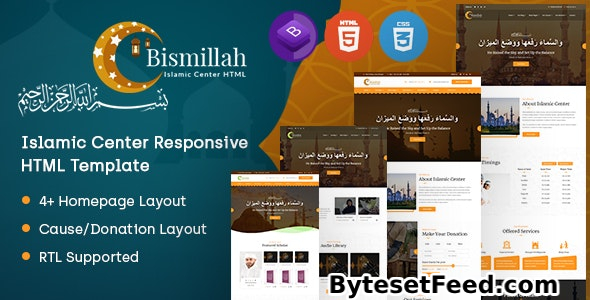 Bismillah - Islamic Center Responsive HTML Template