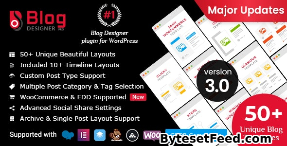 Blog Designer PRO for WordPress v3.4.8